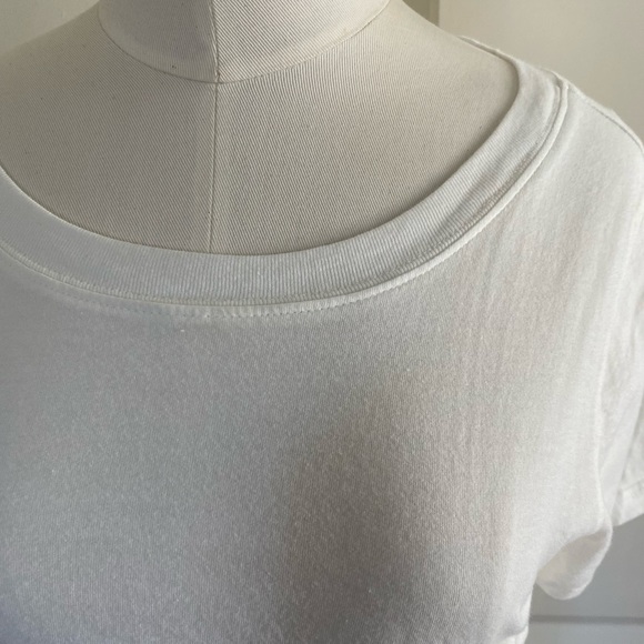 Maeve Anthropologie white crop tee - Picture 3 of 7
